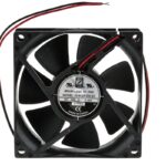 8009657843 Axial Fan, 24 V dc, DC Operation, 26cfm, 490mW, 50mA Max, 80 x 80 x 25mm Hirschmann