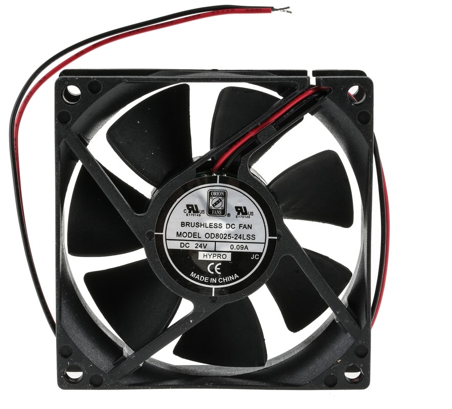 doc041001855 8009657843 Axial Fan, 24 V dc, DC Operation, 26cfm, 490mW, 50mA Max, 80 x 80 x 25mm Hirschmann — изображение 1