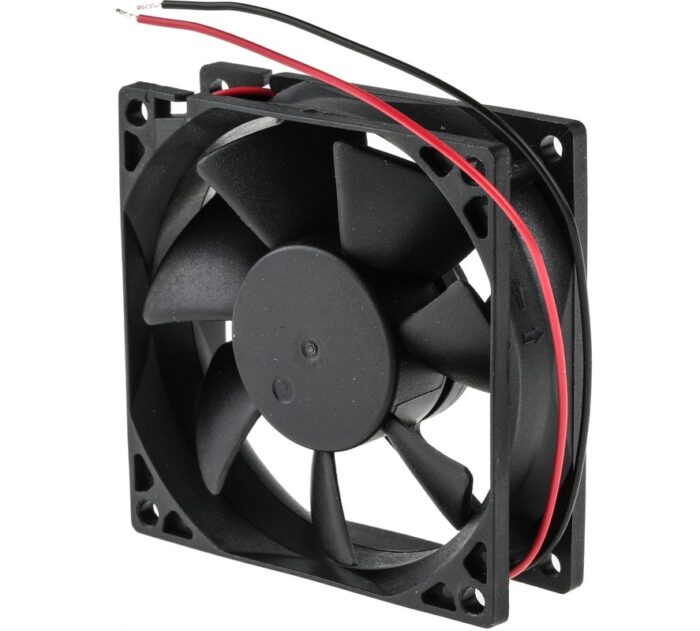 8009657843 Axial Fan, 24 V dc, DC Operation, 26cfm, 490mW, 50mA Max, 80 x 80 x 25mm Hirschmann — изображение 4