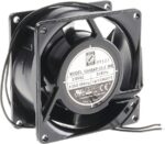 8009657845 Axial Fan, 230 V ac, AC Operation, 25cfm, 12W, 50mA Max, 80 x 80 x 38mm Hirschmann