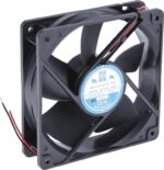 8009664686 Axial Fan, 12 V dc, DC Operation, 203.9m³/h, 1.44W, 600mA Max, 120 x 120 x 32mm Hirschmann — изображение 3