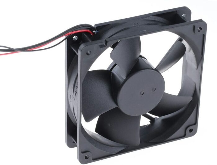 8009664687 Axial Fan, 12 V dc, DC Operation, 203.9m³/h, 4.8W, 600mA Max, 120 x 120 x 32mm Hirschmann — изображение 3