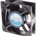 8009664689 Axial Fan, 12 V dc, DC Operation, 237.9m³/h, 11.88W, 880mA Max, 127 x 127 x 38mm Hirschmann
