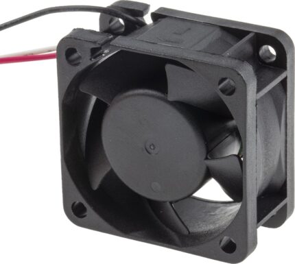 8009664693 Axial Fan, 24 V dc, DC Operation, 15.3m³/h, 2.16W, 90mA Max, 40 x 40 x 20mm Hirschmann