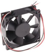 8009664694 Axial Fan, 12 V dc, DC Operation, 68m³/h, 2.9W, 180mA Max, 80 x 80 x 25mm Hirschmann — изображение 3