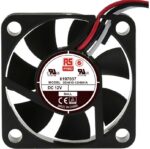 8009674043 Axial Fan, 12 V dc, DC Operation, 11.9m³/h, 1.2W, 100mA Max, 40 x 40 x 10mm Hirschmann