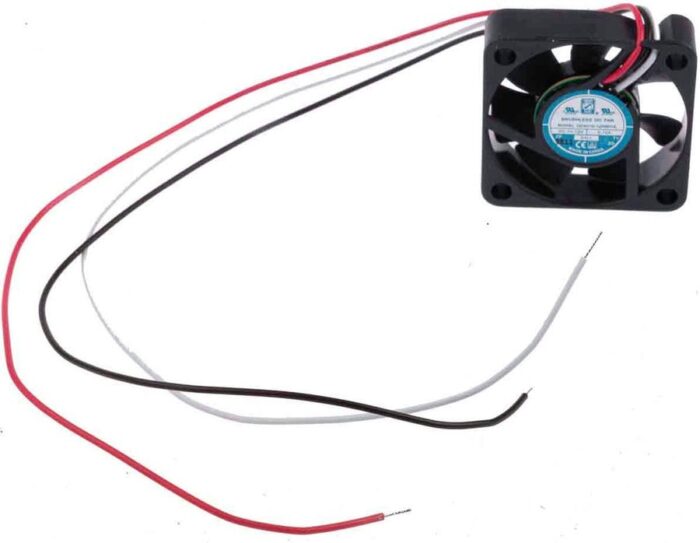 8009674043 Axial Fan, 12 V dc, DC Operation, 11.9m³/h, 1.2W, 100mA Max, 40 x 40 x 10mm Hirschmann — изображение 3