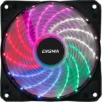 8056079370 Вентилятор для корпуса Digma DFAN-FRGB2 120x120x25mm 3-pin 4-pin (Molex)23dB 115gr LED Ret Hirschmann — изображение 3