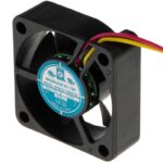 8009691709 Axial Fan, 12 V dc, DC Operation, 6.8m³/h, 840mW, 90mA Max, IP55, 30 x 30 x 10mm Hirschmann