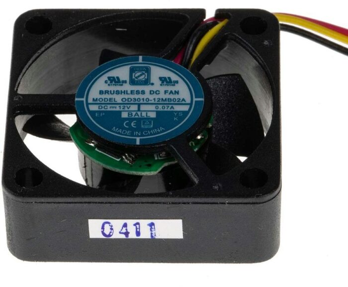 8009691709 Axial Fan, 12 V dc, DC Operation, 6.8m³/h, 840mW, 90mA Max, IP55, 30 x 30 x 10mm Hirschmann — изображение 4