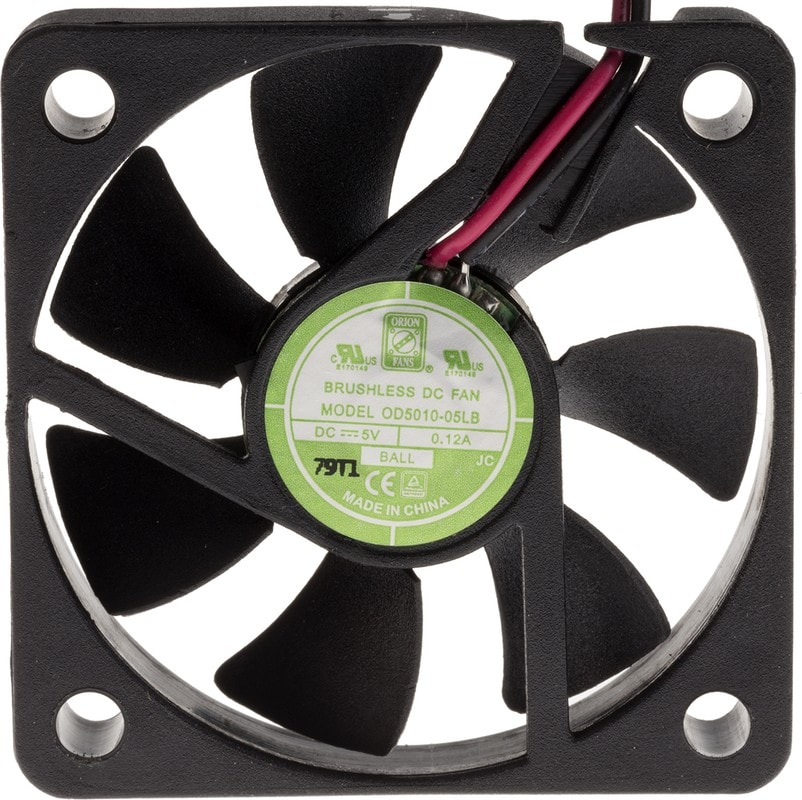 doc041028867 8009691717 Axial Fan, 5 V dc, DC Operation, 15.3m³/h, 450mW, 100mA Max, 50 x 50 x 10mm Hirschmann — изображение 1