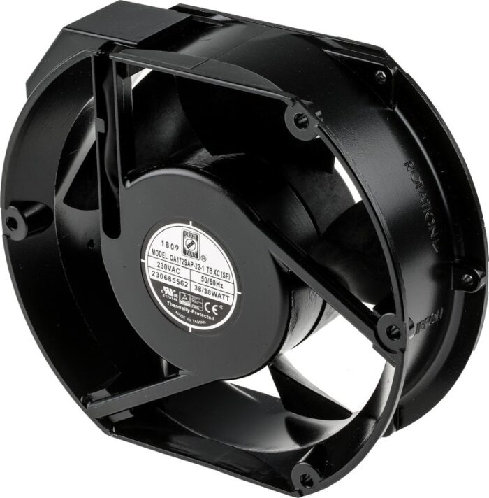 8009692100 Axial Fan, 230 V ac, AC Operation, 497.8m³/h, 38W, 170mA Max, 172 x 150 x 51mm Hirschmann — изображение 3
