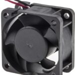 8009693884 Axial Fan, 12 V dc, DC Operation, 13.6m³/h, 1W, 80mA Max, 40 x 40 x 20mm Hirschmann