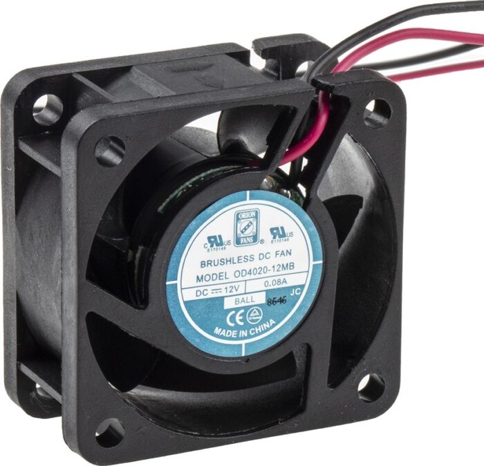 8009693884 Axial Fan, 12 V dc, DC Operation, 13.6m³/h, 1W, 80mA Max, 40 x 40 x 20mm Hirschmann — изображение 3