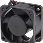 8009693885 Axial Fan, 12 V dc, DC Operation, 15.3m³/h, 1.2W, 100mA Max, 40 x 40 x 20mm Hirschmann