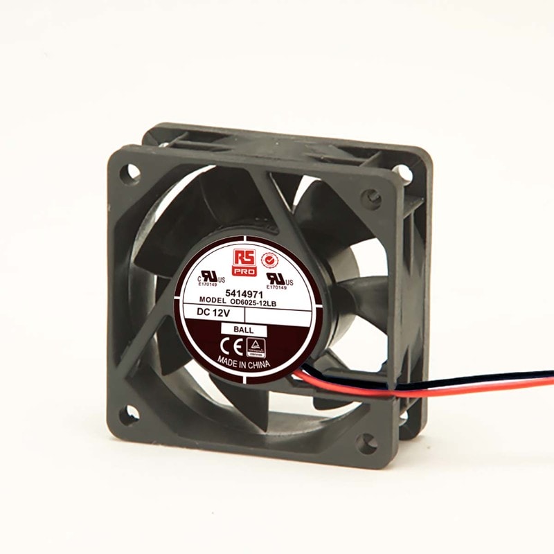 doc041031173 8009693889 Axial Fan, 12 V dc, DC Operation, 22.1m³/h, 1W, 80mA Max, 60 x 60 x 25mm Hirschmann — изображение 1