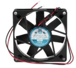 8009693891 Axial Fan, 12 V dc, DC Operation, 34m³/h, 1.1W, 90mA Max, 80 x 80 x 15mm Hirschmann