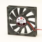 8009693893 Axial Fan, 12 V dc, DC Operation, 51m³/h, 2.3W, 180mA Max, 80 x 80 x 15mm Hirschmann