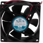 8009693894 Axial Fan, 12 V dc, DC Operation, 26cfm, 960mW, 90mA Max, 80 x 80 x 25mm Hirschmann