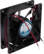 8009693895 Axial Fan, 12 V dc, DC Operation, 52.7m³/h, 1.45W, 130mA Max, 80 x 80 x 25mm Hirschmann — изображение 3
