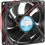 8009693897 Axial Fan, 12 V dc, DC Operation, 49.3m³/h, 1.6W, 100mA Max, 92.5 x 92.5 x 25mm Hirschmann