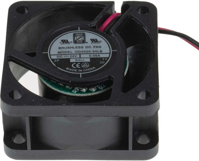 8009693903 Axial Fan, 24 V dc, DC Operation, 11.9m³/h, 1.4W, 60mA Max, 40 x 40 x 20mm Hirschmann — изображение 4