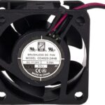 8009693905 Axial Fan, 24 V dc, DC Operation, 15.3m³/h, 2.2W, 90mA Max, 40 x 40 x 20mm Hirschmann