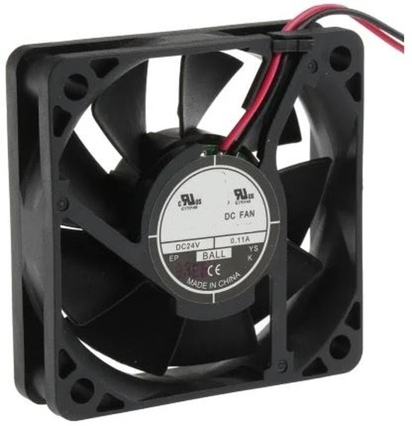 doc041031359 8009693908 Axial Fan, 24 V dc, DC Operation, 27.2m³/h, 1.4W, 60mA Max, 60 x 60 x 15mm Hirschmann — изображение 1