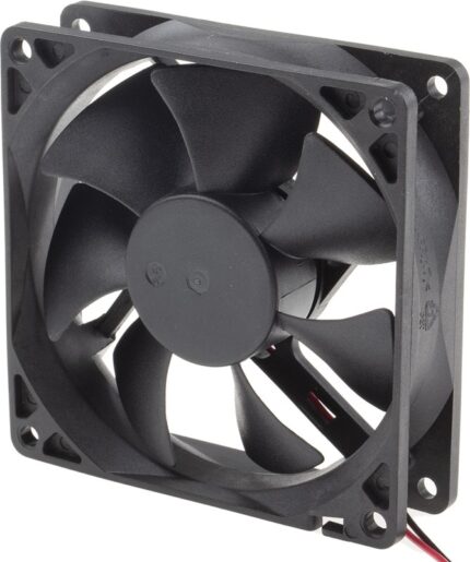 8009693918 Axial Fan, 24 V dc, DC Operation, 74.8m³/h, 2.9W, 90mA Max, 92.5 x 92.5 x 25mm Hirschmann