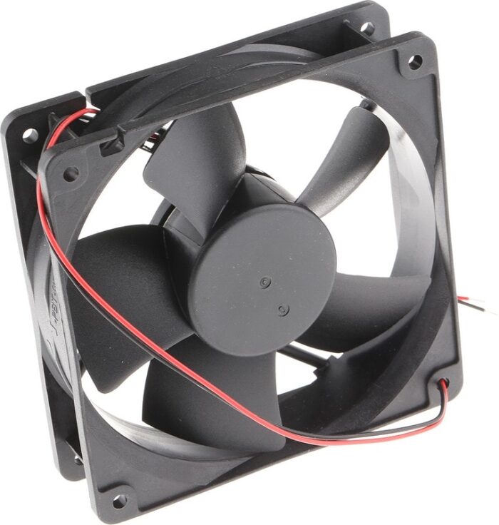 8009693922 Axial Fan, 12 V dc, DC Operation, 181.8m³/h, 3.4W, 500mA Max, 120 x 120 x 32mm Hirschmann — изображение 3
