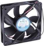 8009693982 Axial Fan, 12 V dc, DC Operation, 151.2m³/h, 5W, 370mA Max, 120 x 120 x 25mm () Hirschmann