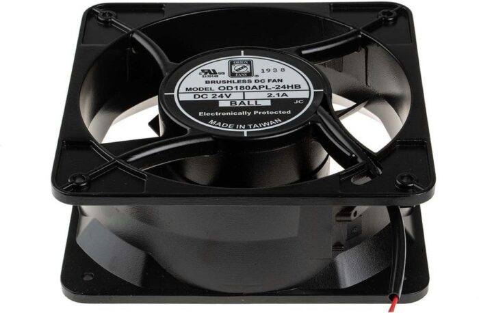 8009693991 Axial Fan, 24 V dc, DC Operation, 798.5m³/h, 24W, 2.1A Max, 180 x 180 x 65mm Hirschmann — изображение 4