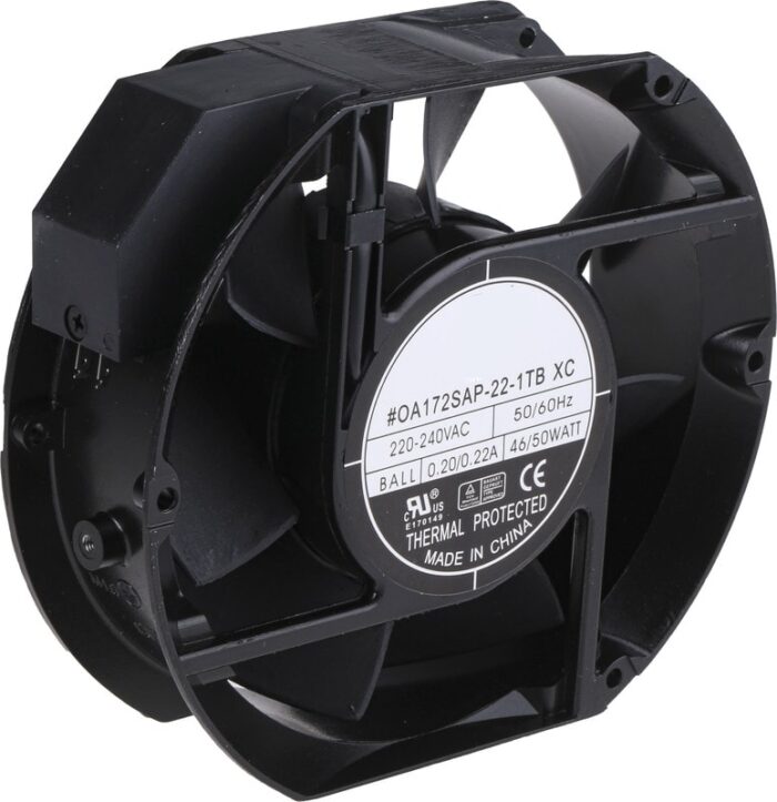8009694002 Axial Fan, 230 V ac, AC Operation, 235cfm, 35W, 220mA Max, 172 x 150mm Hirschmann — изображение 2