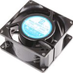 8009694008 Axial Fan, 115 V ac, AC Operation, 51m³/h, 9W, 120mA Max, 80 x 80 x 38mm () Hirschmann