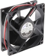 8009694013 Axial Fan, 24 V dc, DC Operation, 68m³/h, 2.41W, 100mA Max, 80 x 80 x 25mm () Hirschmann