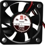 8009694151 Axial Fan, 12 V dc, DC Operation, 11.4m³/h, 1.2W, 100mA Max, 40 x 40 x 10mm Hirschmann