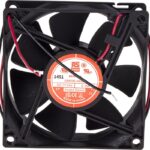 8009694152 Axial Fan, 24 V dc, DC Operation, 68m³/h, 2.4W, 160mA Max, 80 x 80 x 25mm Hirschmann