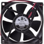 8009694153 Axial Fan, 12 V dc, DC Operation, 68m³/h, 2.9W, 250mA Max, 80 x 80 x 25mm Hirschmann