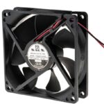 8009694154 Axial Fan, 24 V dc, DC Operation, 88.3m³/h, 3.4W, 150mA Max, 92.5 x 92.5 x 25mm Hirschmann