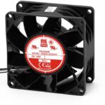 8009694403 Axial Fan, 24 V dc, DC Operation, 168.2m³/h, 13W, 500mA Max, 80 x 80 x 38mm Hirschmann