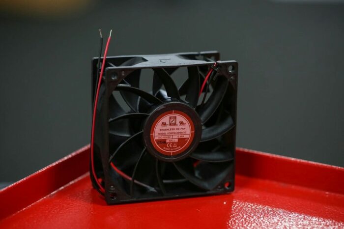 8009694405 Axial Fan, 48 V dc, DC Operation, 229.4m³/h, 17W, 400mA Max, 92 x 92 x 38mm Hirschmann — изображение 4