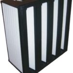 8009694849 Glass Fibre Compact Rigid Bag Filter, F7 Grade, 13 MERV Rating, 592 x 592 x 292mm Hirschmann
