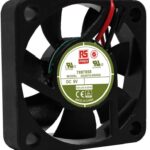 8009695595 Axial Fan, 5 V dc, DC Operation, 11.9m³/h, 1.92W, 190mA Max, 40 x 40 x 10mm Hirschmann