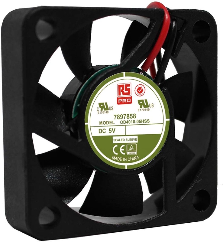 doc041033918 8009695595 Axial Fan, 5 V dc, DC Operation, 11.9m³/h, 1.92W, 190mA Max, 40 x 40 x 10mm Hirschmann — изображение 1
