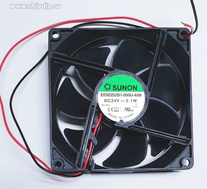 8035598397 Вентилятор Sunon EE92252B1-000U-A99 24V DC 2.1W 92X25 2pin Hirschmann — изображение 2