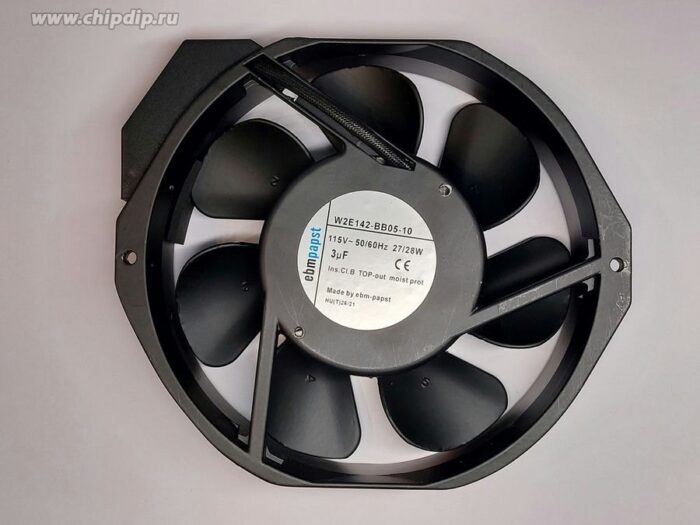 8015506821 Вентилятор Ebmpapst W2E142-BB05-10 115V 50/60Hz 27/28W 172X150X38 Клемма () Hirschmann — изображение 4