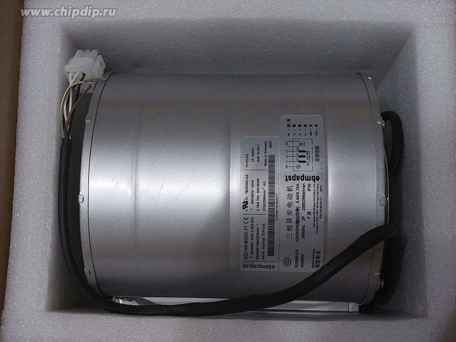 doc041077193 8028879319 Вентилятор Ebmpapst D2D146-BG03-17 400/440V 50Hz 0.60/0.65A 350/430W 2580/2650min-1 Hirschmann — изображение 1