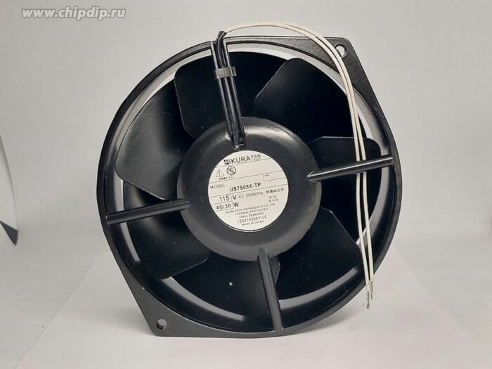 8017873971 Вентилятор IcuraFan US7505X-TP 100v 50/60Hz 40/36W 2pin 172x150x55 Hirschmann — изображение 3