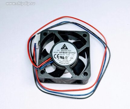 8028968660 Вентилятор Delta Electronics AFB0512VHD DC 12V 0.24A 50x20 3pin Hirschmann