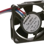 8034142340 255/2H, Axial Fan, 5 V dc, dc Operation, 4.6m³/h, 0.5 → 0.7W, IP20, 25 x 25 x 8mm Hirschmann